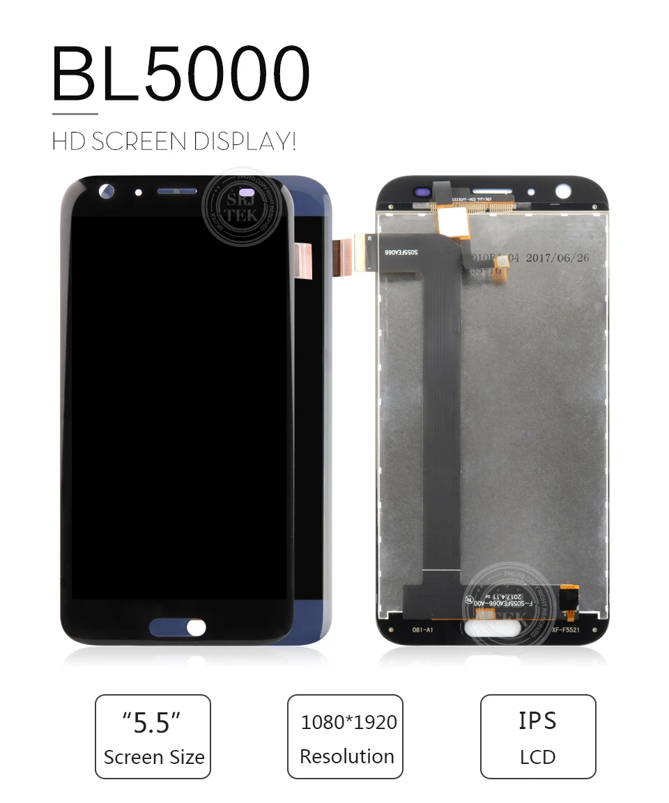 Протестированный 5," Для DOOGEE BL5000 ЖК-дисплей и сенсорный экран в сборе запасные части для dogee BL 5000 ЖК-экран+ Инструменты