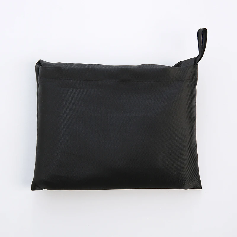 Новая горячая Эко сумка для хранения полиэстер Складные хозяйственные сумки большие восстановленные для похода в магазин, сумка для продуктов для супермаркета - Цвет: Черный