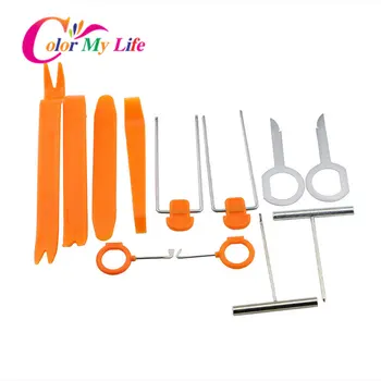 

Color My Life Car Removal Tools Auto Radio Audio Panel Door Repairing Clip Pry Repair Tool for Nissan X-trail Xtrail T32 Rogue