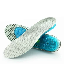 1 пара XD-414 дышащая силиконовая сотовая амортизация Мужская Спортивная обувь ортопедические стельки колодки силиконовая стелька для кроссовок