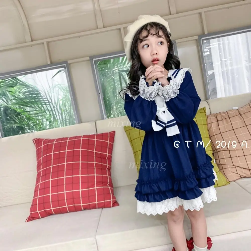 Lolita Korean Style Girls Ruffles Dress Autumn Fashion Princess #15 | Детская одежда и обувь