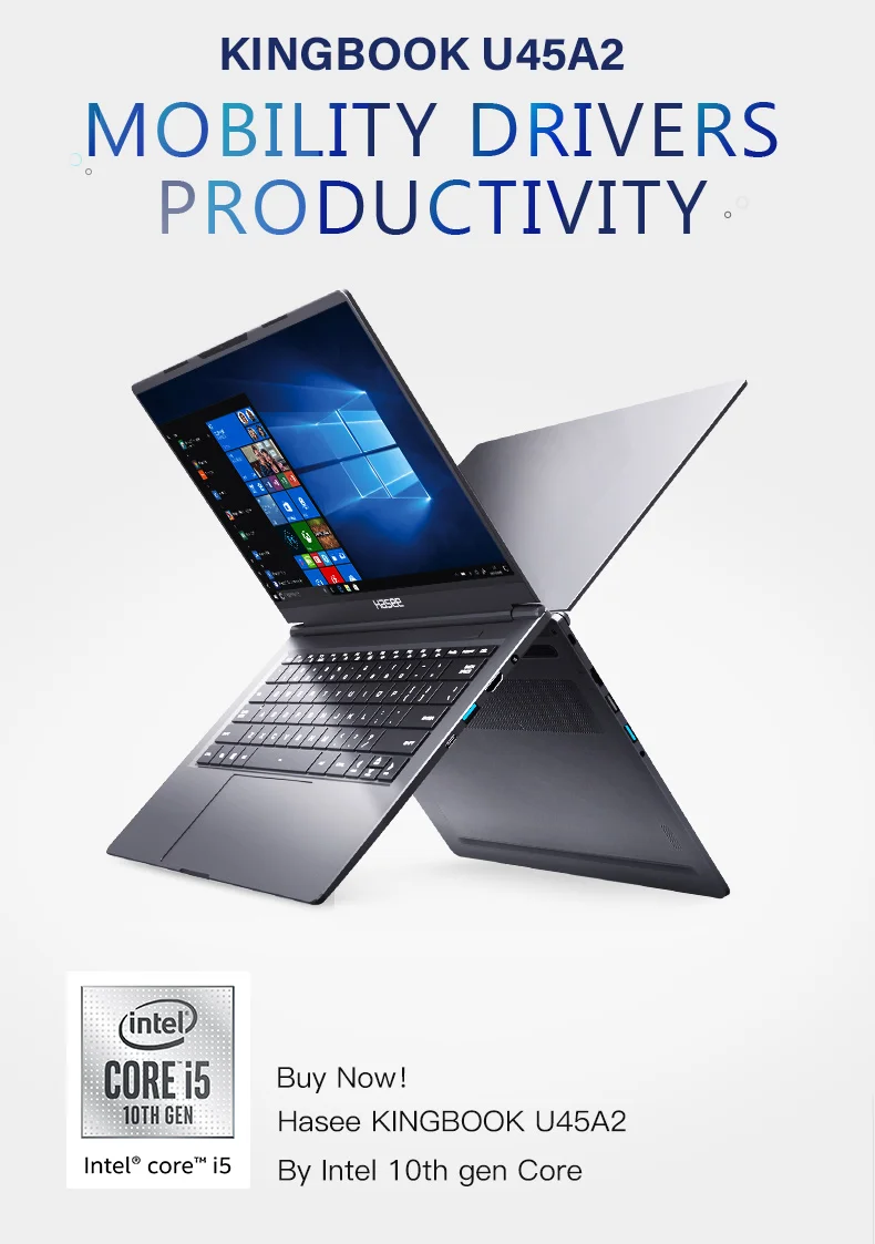 Ноутбук hasee KingBook U45A2 для бизнеса(Intel Core I5-10210U+ MX250 2G/8 GB ram/512G SSD/14''72% NTSC ips
