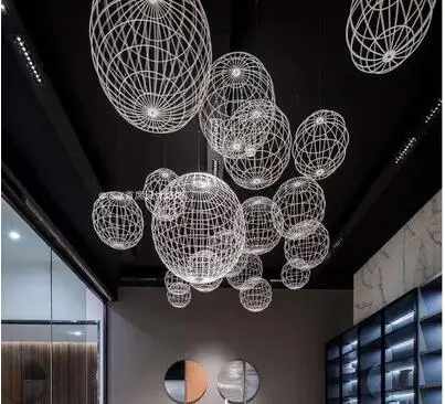 Украшение магазина висячие украшения Глобус круговой Ресторан лобби торговый