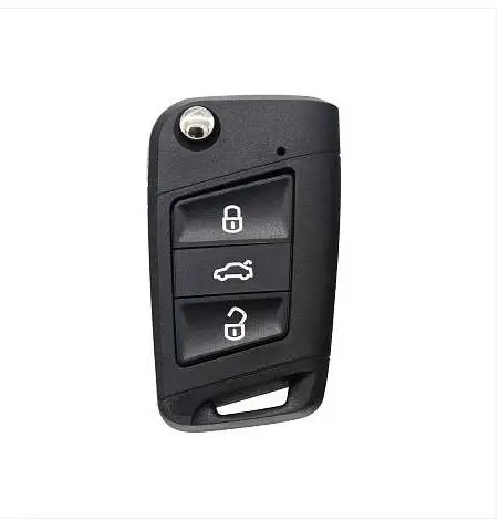 KEYECU Keyless-Go MQB система умный дистанционный ключ 3 кнопки 315 МГц 434 МГц ID48 чип для Volkswagen Golf 7, Tiguan FCC: 5G0 959 753
