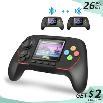 

OMKARSY 16 Bit Handheld Game Player Bluetooth 2.4G Online Combat HD Rocker Eyecare Console Built-in 788 In 1 Games For Kids