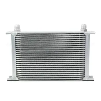 

Universal Aluminum Racing Engine Oil Cooler 25 Row 10an Powder Coated Silver Oil Cooler