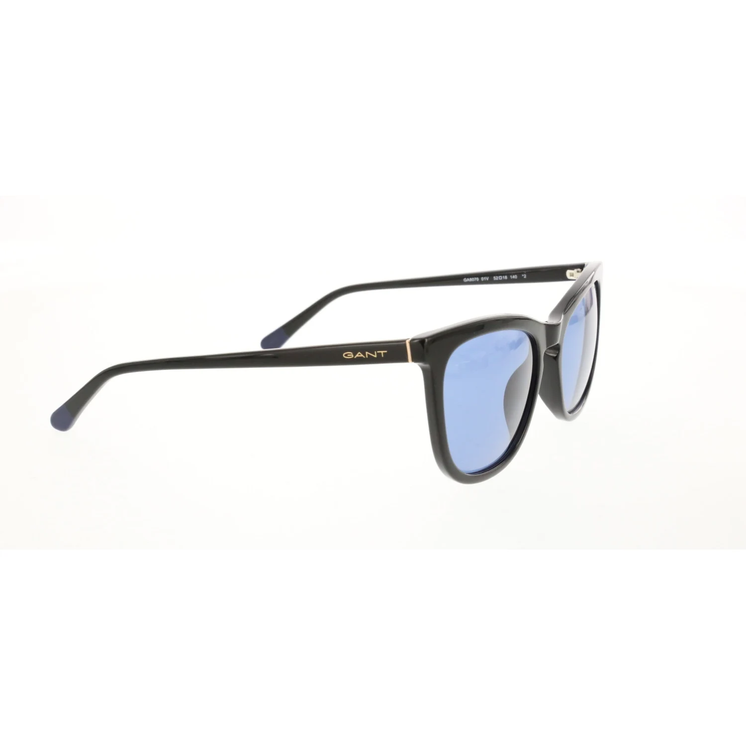 

Unisex sunglasses gnt 8070 01v bone black organic rectangle rectangular 52-18-140 gant