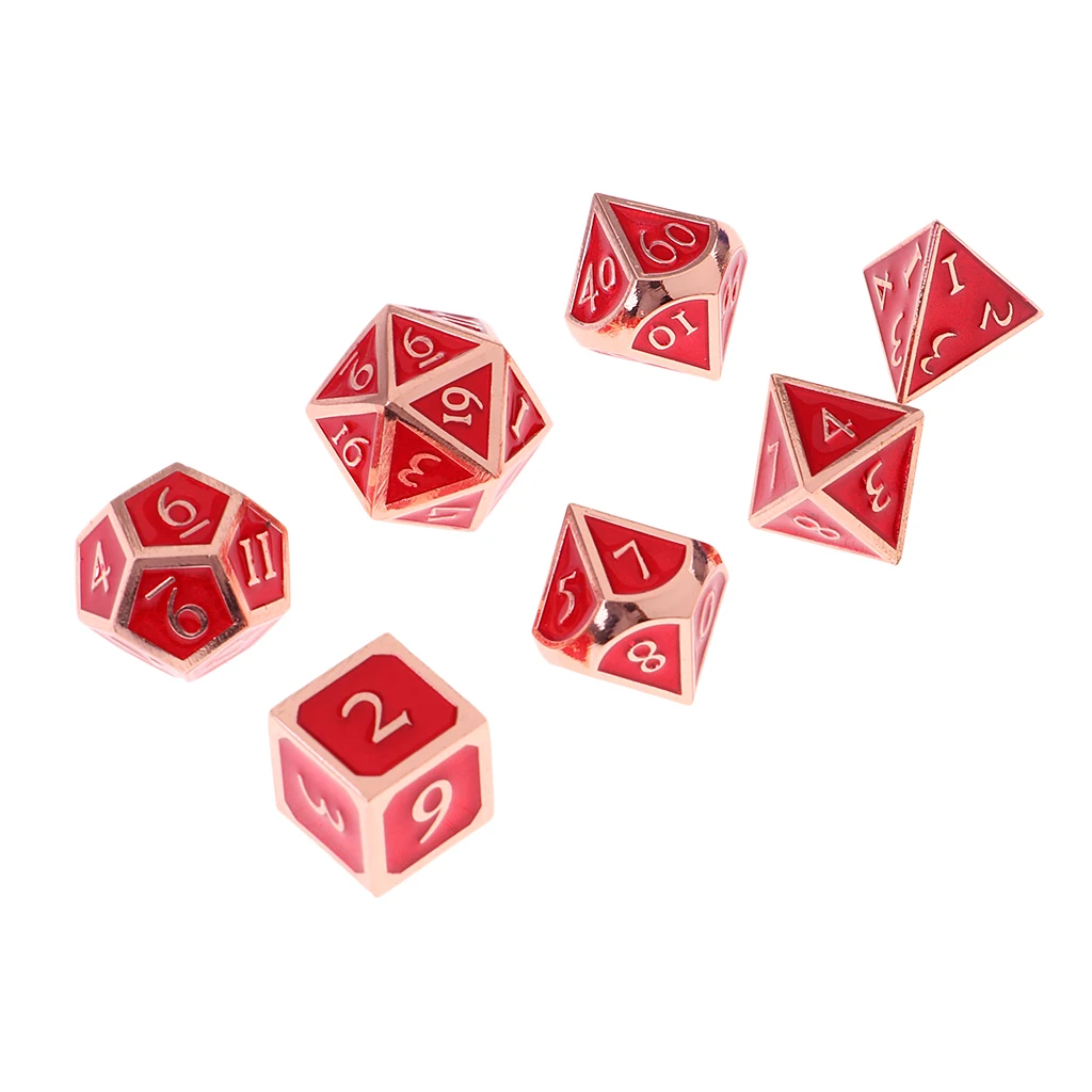 7 шт. набор игральных костей настольная игра многогранные игральные кости десять цветов Подземелья и Драконы игры Кубики игровые кубики настольные игры Кубики
