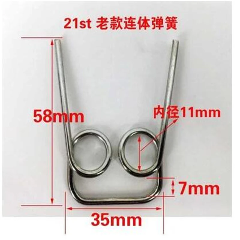 2PCS Scooter accessories spring steering return spring torsion copper wire