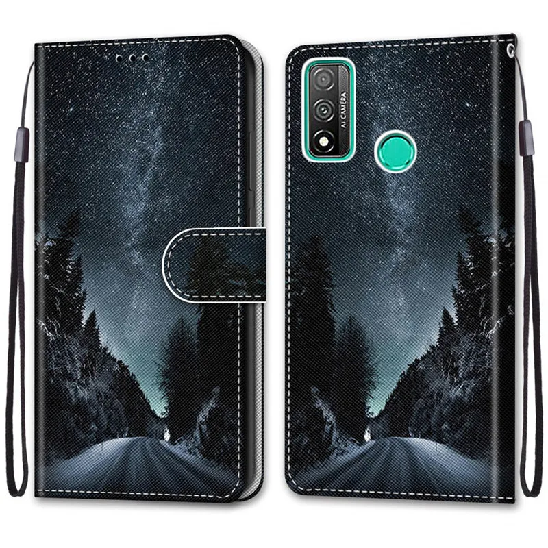 For Huawei P Smart Z Case Leather Flip Case sFor Funda Huawei PSmart Z P  SmartZ PSmartZ Phone Case Magnetic Wallet Cover Etui - AliExpress