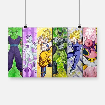 

Goku Vegeta Piccolo Frieza Cell Majin Buu Poster Canvas Painting Wall Art Decor Living Room Bedroom Study Home Decoration Prints