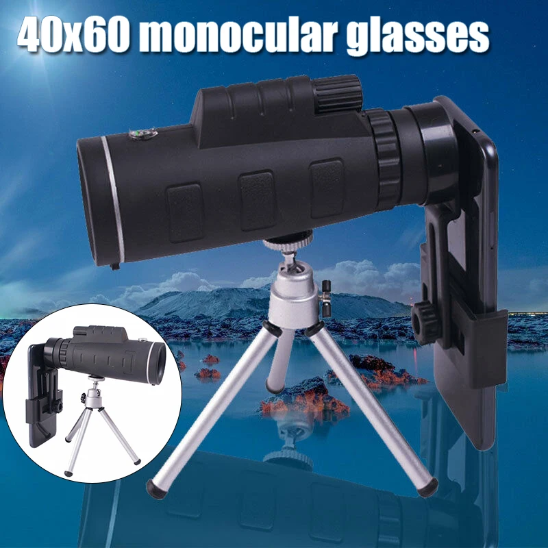  Professional Monocular Powerful Telescope for Mobile Night Vision 40X60 Military Eyepiece Handheld 