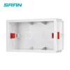 SRAN New Wall Mounting Box Internal Cassette White Back Box 142*80*50mm For 146mm*86mm Standard Switch and Socket ► Photo 1/6