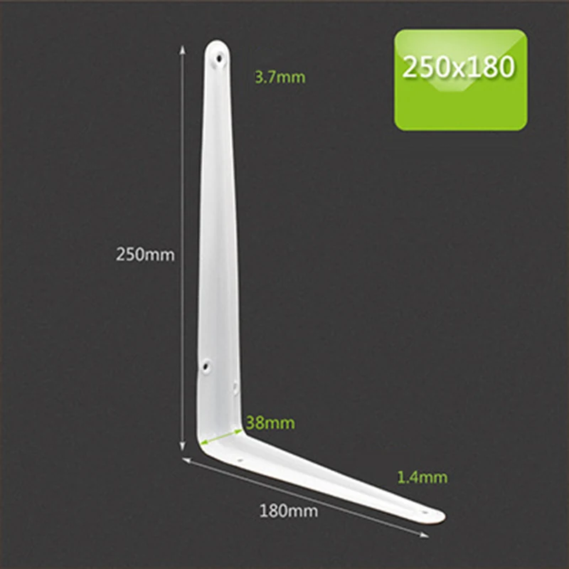 

Angle Iron Shelf Layers Fixed Support Wall Mounted Triangular Brackets Holder