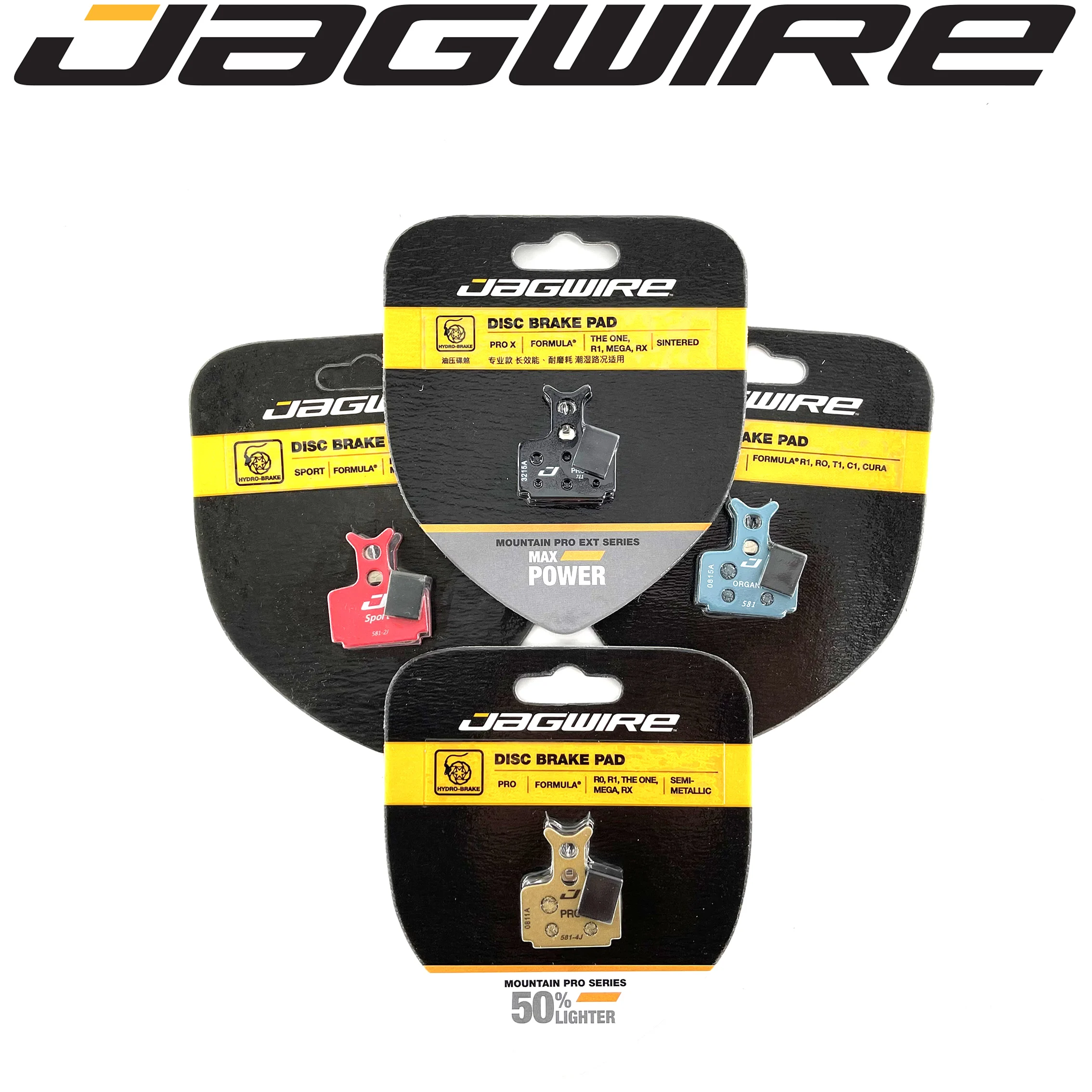 Полуавтоматические тормозные колодки Jagwire Mountain Pro из сплава для формулы T1 R1 RX MEGA RO