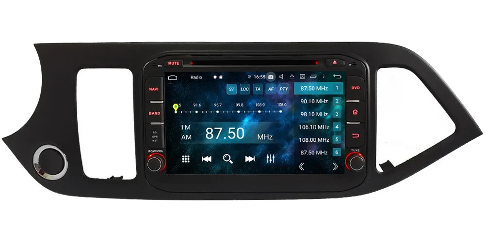 Klyde ips 4G wifi Android 9 Восьмиядерный 4 Гб ОЗУ 64 Гб ПЗУ DSP BT автомобильный DVD мультимедийный плеер стерео для Kia Morning Picanto 2011