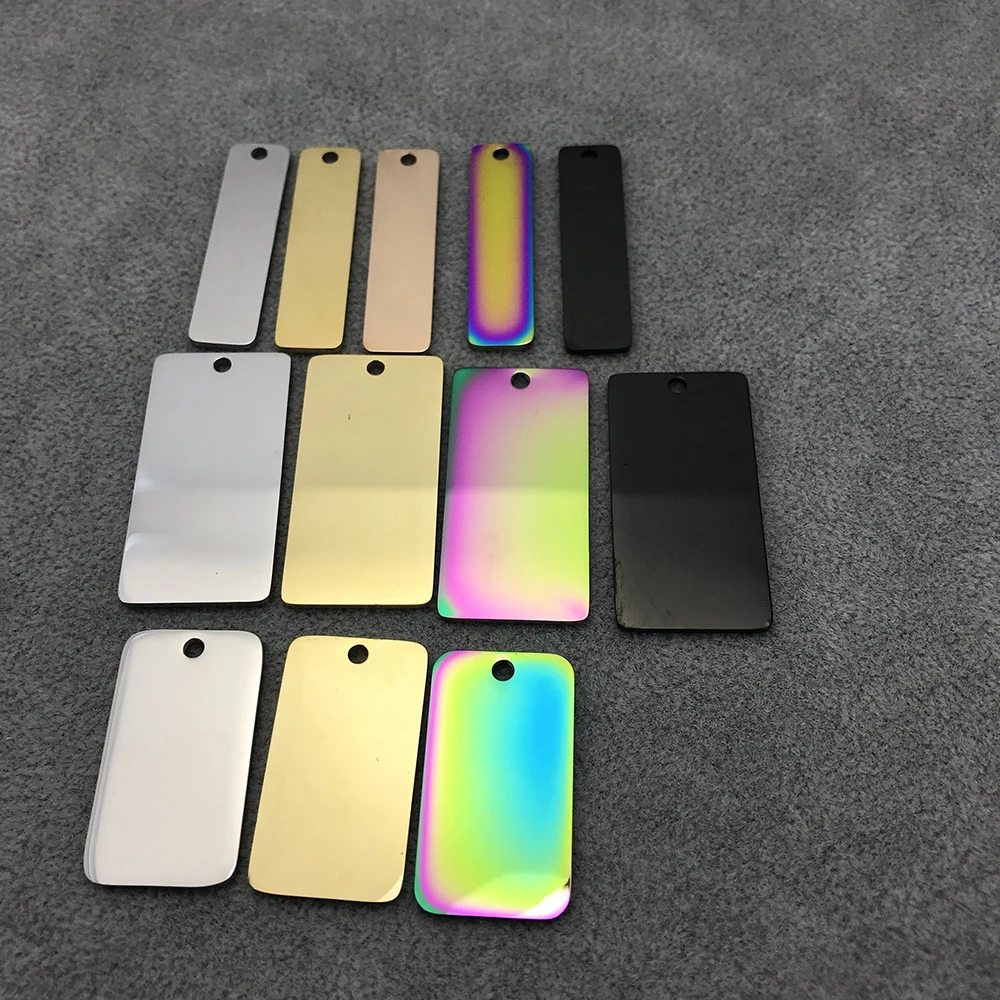 MYLONGINGCHARM Personalized Rectangle Charms Custom your design