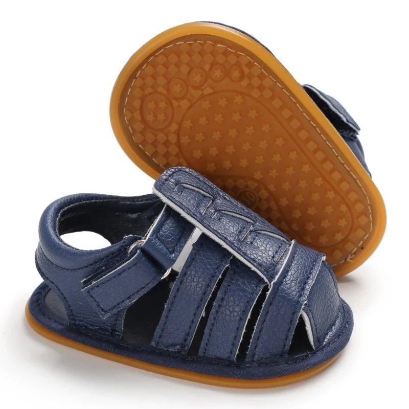 Летняя детская обувь для мальчиков schoenen из искусственной кожи, обувь для малышей с мягкой подошвой
