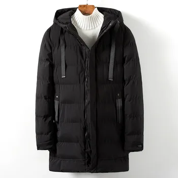 

Men's Cotton-padded Jacket 2019 Winter Coat Male Keep Warm Heating Men Lian Hat Cotton-padded Jacket Leisure Men's Wear