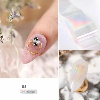 1 шт DIY Розовый Мраморный Фольга для ногтей Наклейка Звездная переводная бумага лак для ногтей Наклейка украшения для ногтей Z0253 - Цвет: 06