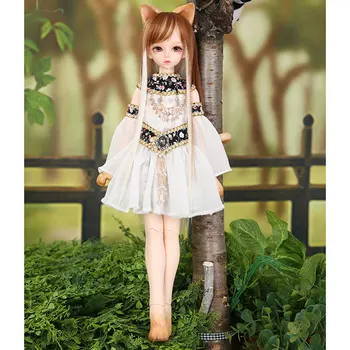 

1/4 BJD Dolls Kivi Female Makeup Doll With Light Purple Eyes And Non-Human Version Full Clothing Diy Dolls Toys Girls Gift