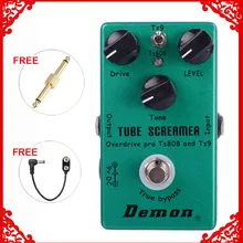 Ручной работы гитары педаль эффектов TS9 и TS808 пробки Кример 2 в 1 овердрайв и True Buypass