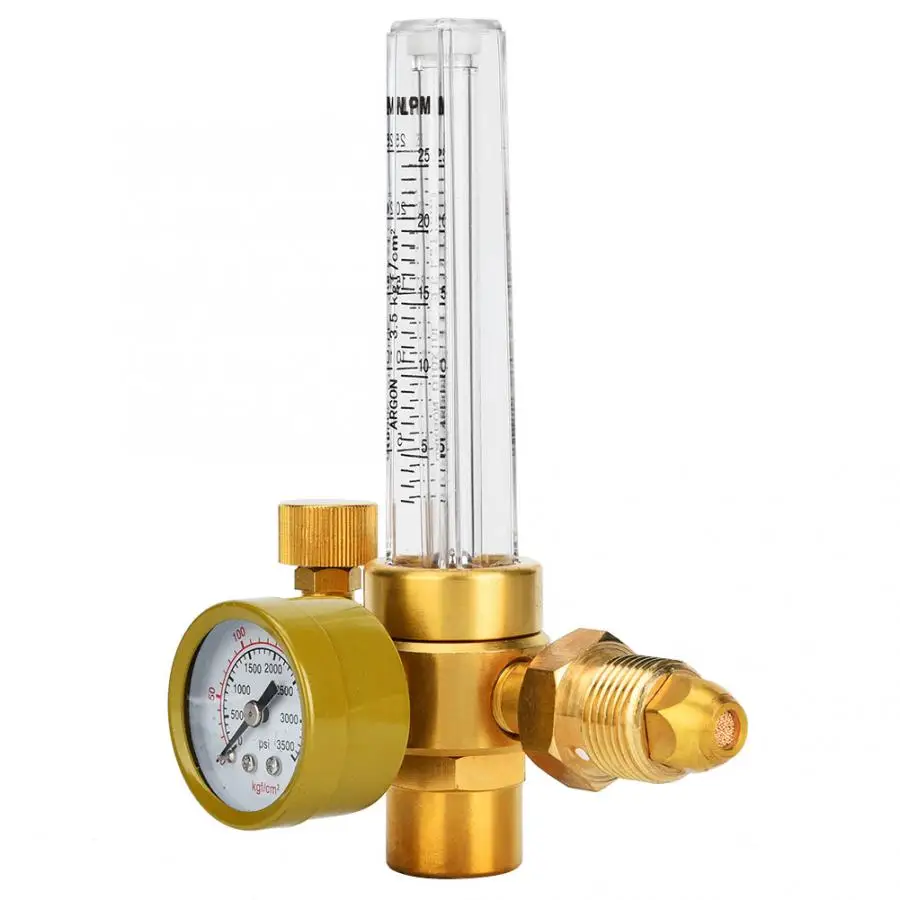 CGA580 CO2 Расходомер регулятор мужской Thred аргон CO2 Mig Tig расходомер сварочный регулятор Калибр газовый сварщик