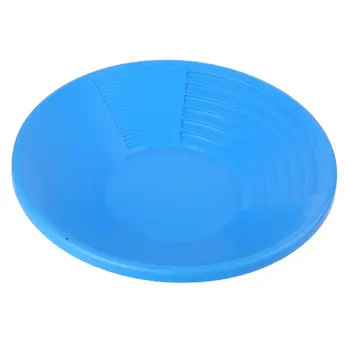 

15" Plastic Gold Pan Gold Basin For Sand Mud Mineral Processing Gold Rush Tools