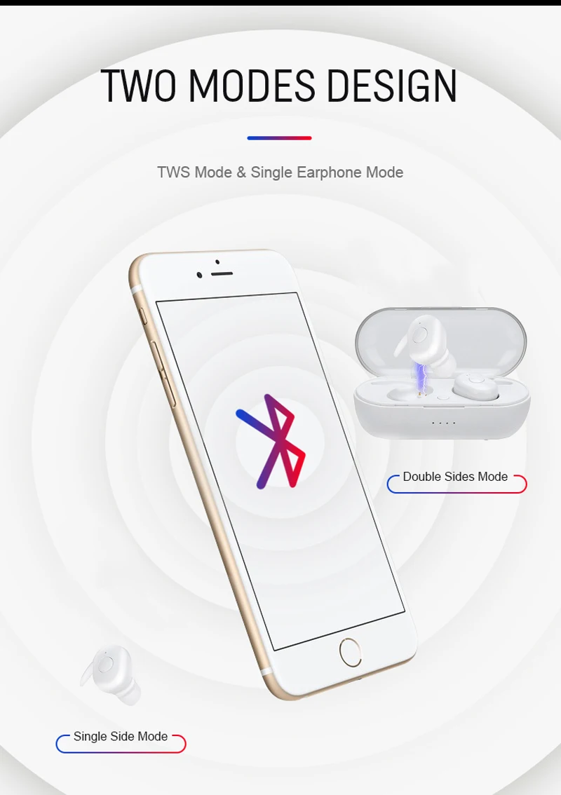 10 PCS TWS4 Headphones Bluetooth 5.0 Wireless Earphones Sports 3D Stereo Sound Earbud with Portable Mic and Charging box