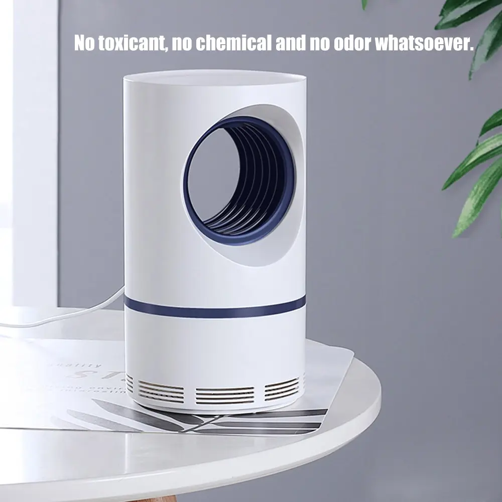 Household USB Power Mosquito Killer Lamp LED Trap Pest Insect Zapper UV Night for Mosquitos Fly Electric Repellent Control | Спорт и
