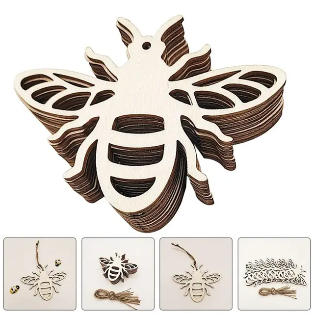 Bee Creative Honeycomb Decorations Crafts Be Combined Bee Wooden DIY  Multi-purpose Decoration Can Festival Desktop Ornament - AliExpress