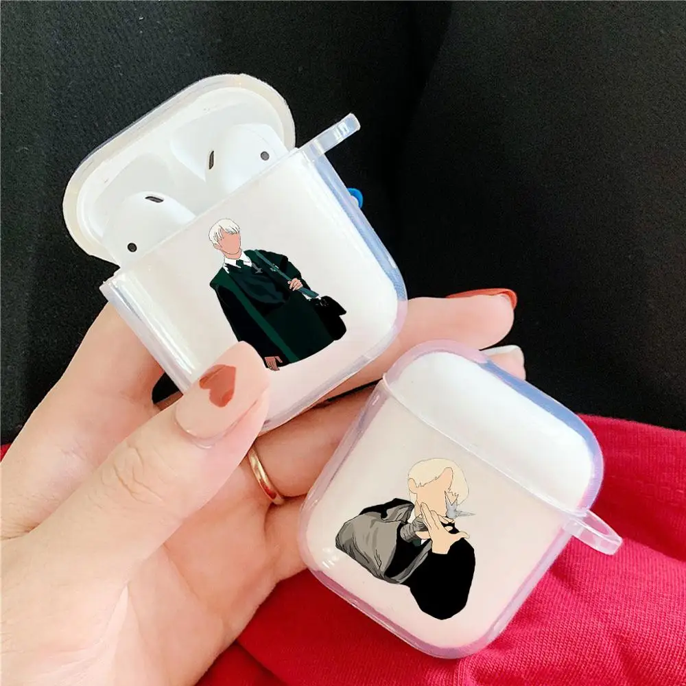 Draco Malfoy мягкие прозрачные силиконовые чехлы для Apple Airpods Pro 3 2 1 чехол беспроводных