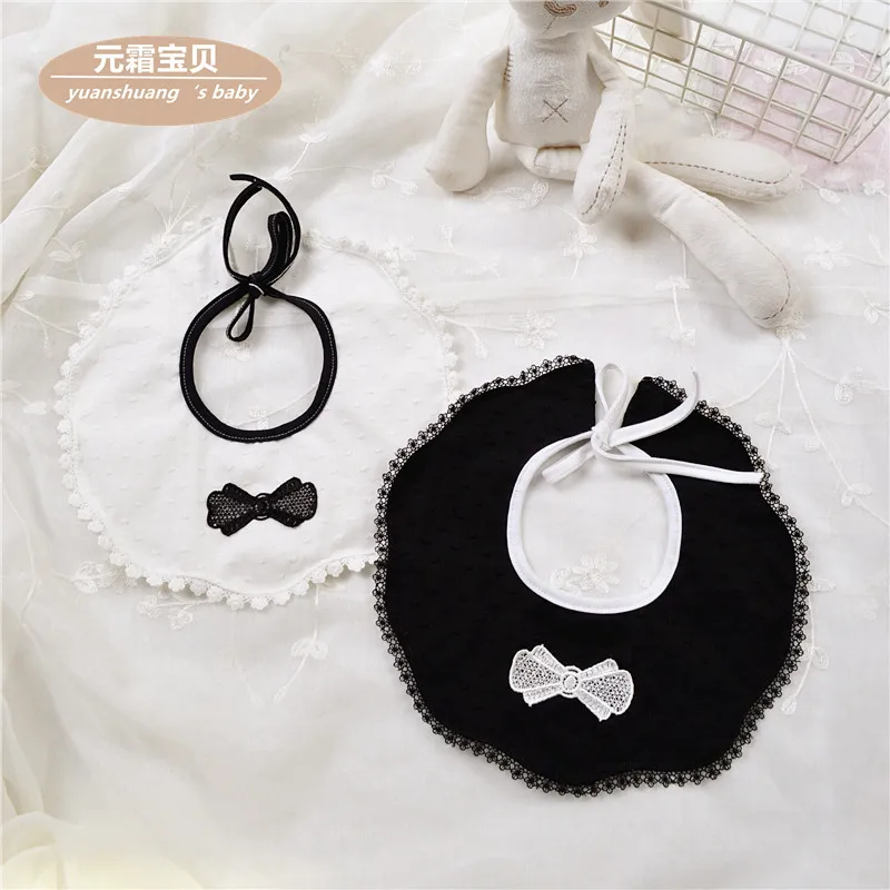 

INS-Style Bib Pure Cotton 360-Degree Rotatable Circle Bibs Extra-large Baby Eating Bib Thin Infants