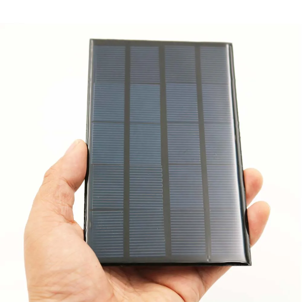 5V 2W Mini Solar Cell Panel Standard эпоксидный поликристаллический Silicon DIY батарея заряд энергии