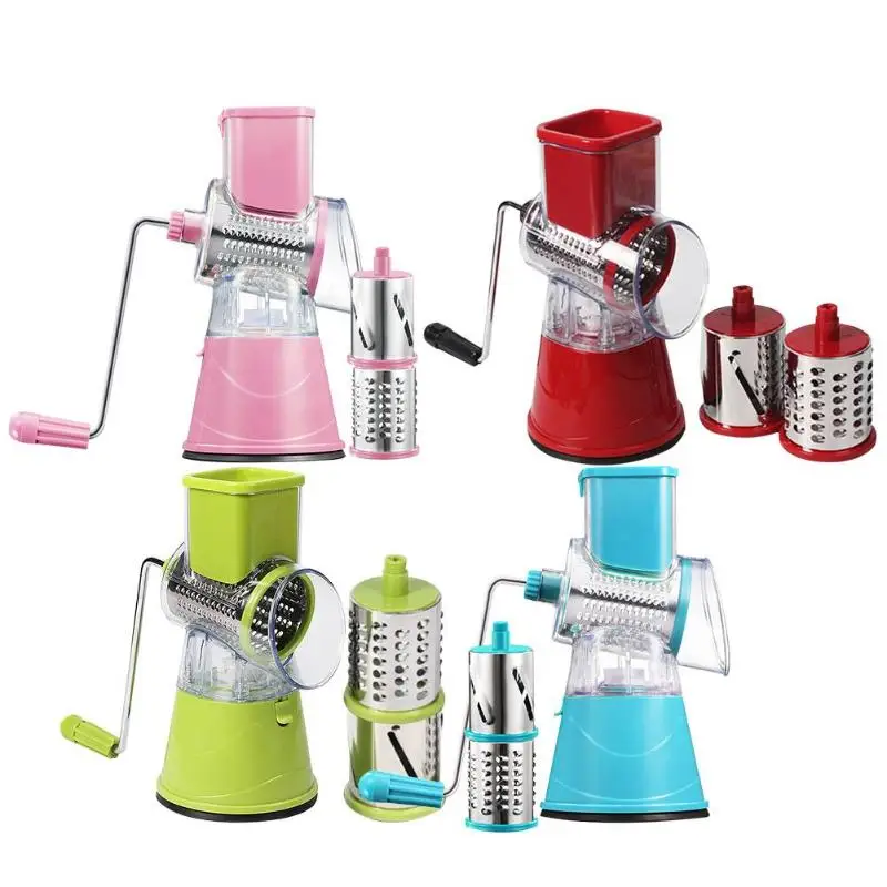 

Manual Vegetable Fruit Rotating Cutter Mandala Multifunctional Carrot Potato Cheese Round Slicer Kitchen Gadget