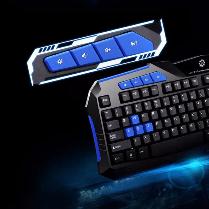 Беспроводная игровая клавиатура F1 с мышкой подходит для домашнего офиса