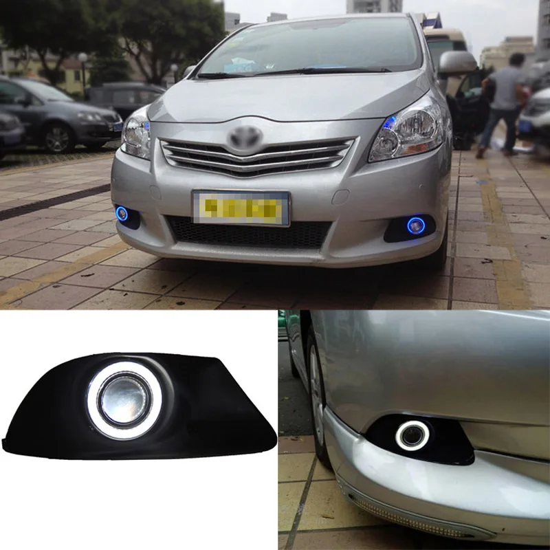 Superb LED Bulbs COB Fog Lights Source Angel Eye Bumper Cover Fit For Toyota Verso 2011-2014 | Автомобили и мотоциклы