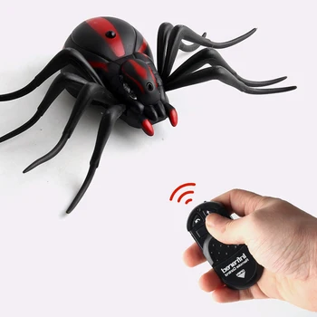 

Infrared Simulation Remote Control Cockroach Kids Toys Funny Electric Spider Ant Insect Animal Toys For Children Halloween Prank