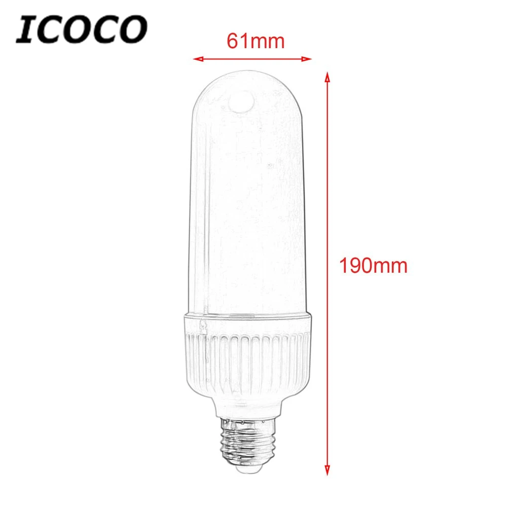ICOCO E27 3W светодиодный светильник эффект пламени лампа Мерцающая эмуляция огня светильник светодиодный светильник для рождества домашний декор Прямая поставка