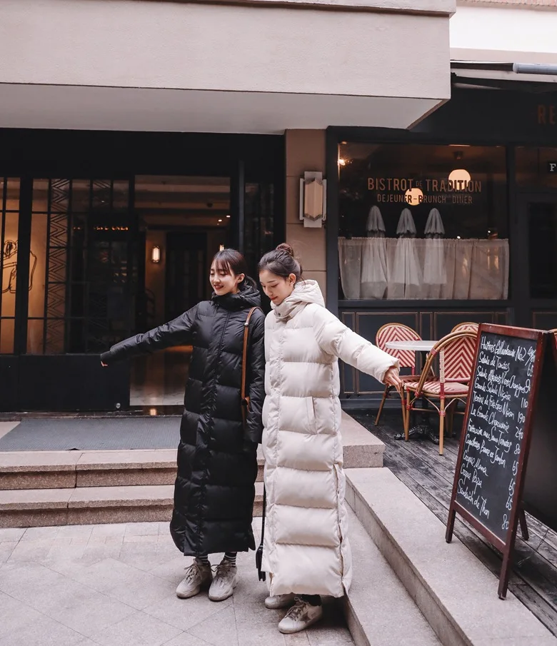 Длинное хлопковое пальто для фотосессии с эффектом пуш-ап и лодыжки, зима, стиль, женское платье, Ретро стиль, лень, хлопковое пальто