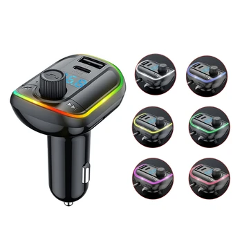 

New Multifunctional Auto MP3 Music Player Car Bluetooth Adapter Support TF Card Dual USB Interface Handsfree Calling Car Charger