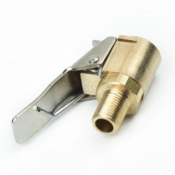 

Chuck Valve Connector Inflator Tyre Tire Wheel Adapter Brass Inflation Equipment