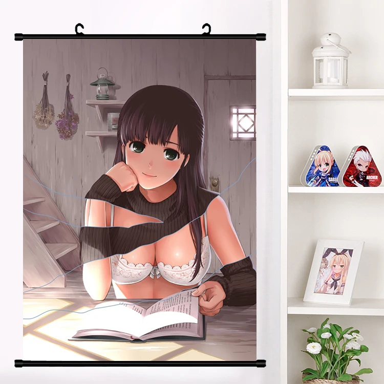 I Аниме домашний Na Kanojo домашняя девушка Rui Tachibana Настенная картина плакат свиток холст живопись настенные подвесные плакаты подарки - Цвет: I