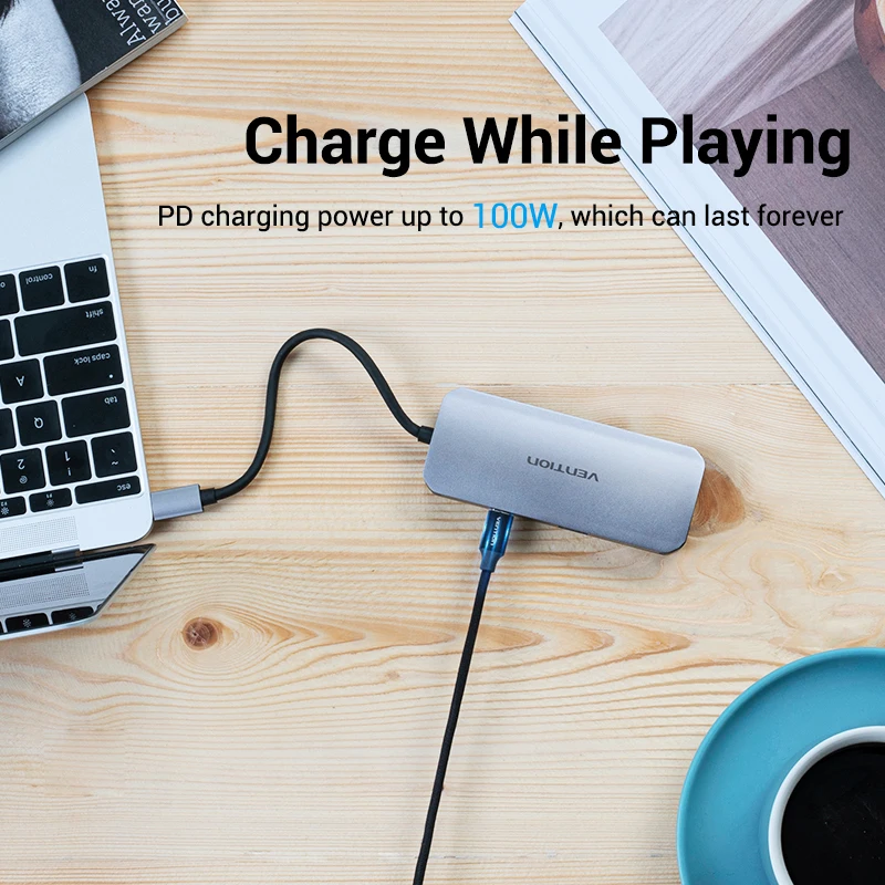 Vention usb хаб C концентратор для Мульти USB 3 0 HDMI VGA PD адаптер док станция MacBook Pro Тип 1