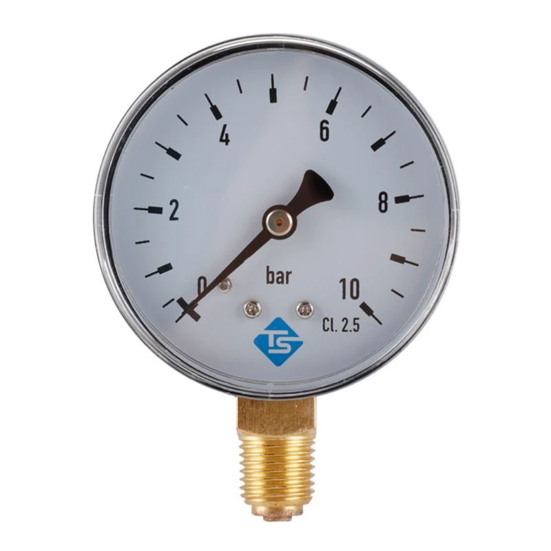 Air Pressure Gauge 0-10 Bar Electric/Manual 60mm Diameter Air Pressure Meter 