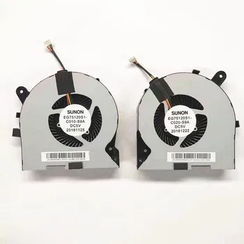 

New For Lenovo Legion Y720 Y720-15IKB Type 80VR Series Laptop CPU & GPU A Pair Fan EG75120S1-C010-S9A EG75120S1-C020-S9A