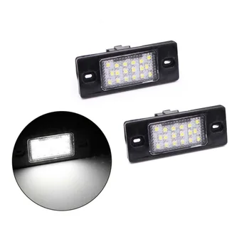 

For GOLF For Variant / For Wagon MK4 MK5 1997-2009 LED License Plate Lights For Tiguan 2008-2014 1 Pair 18-LED OEM LED