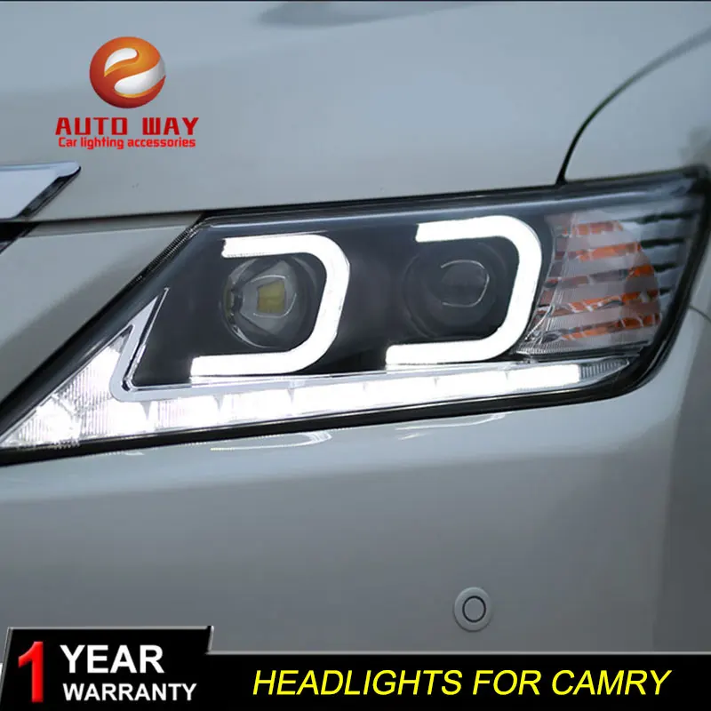 Car Styling Head Lamp case for Toyota Camry Headlights 2012- Headlights Toyota Camry Headlight DRL Double Beam Bi-Xenon HID