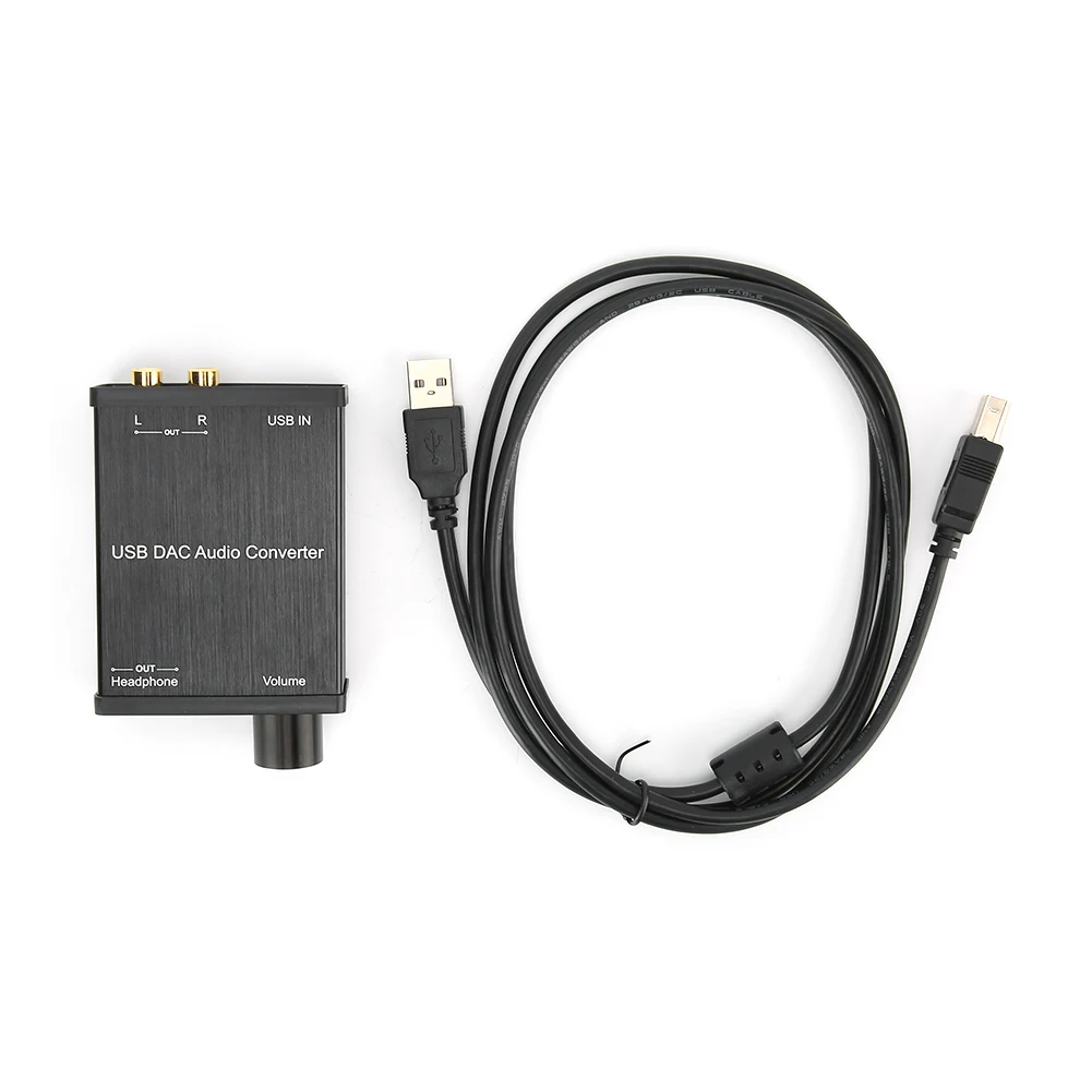 GV 022 USB звуковая карта Plug and Play DAC аудио конвертер адаптер для настольного ноутбука
