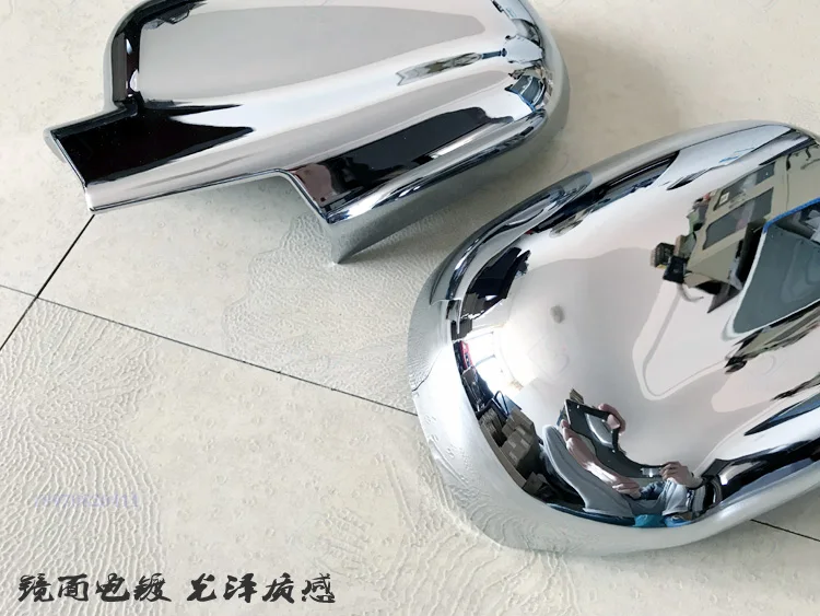Авто обзор зеркальная крышка отделка декоративные рамки для hyundai Santa Fe 2005-2012 Авто внешние части автомобиля Стайлинг